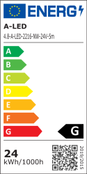 label 4.8 2216 NW 24V 5m